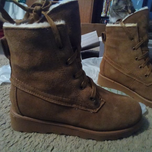 Bearpaw - Krista, Youth size 4 in Hickory - Picture 5 of 12